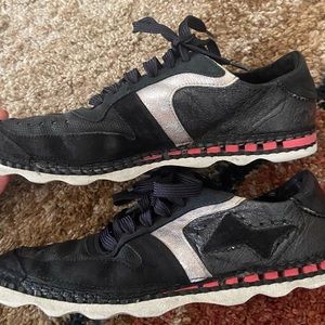 A.S.98 ITALY Handmade leather & suede sneakers casual like Golden Goose Size 40